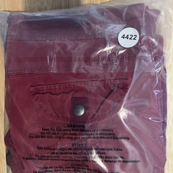 Kuhl Vintage Patina Dye Cargo Red Roll Up Pants Womens Size 8 (Fits 32x30) 16F - Picture 15 of 15